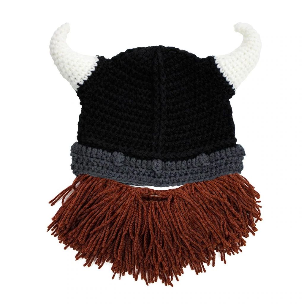 Beard Head Barbarian Looter Bearded Face Mask & Hat (3 Colors)