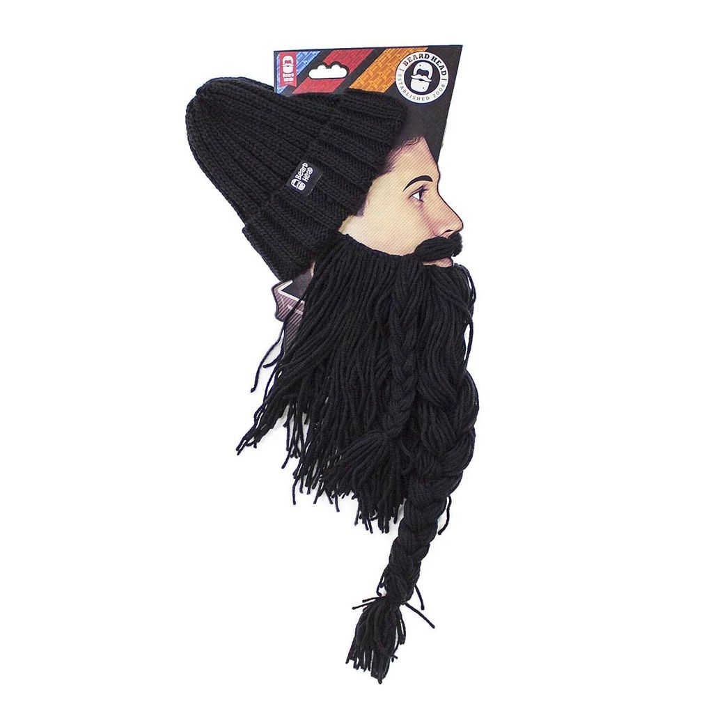 Beard Head Barbarian Roadie Bearded Face Mask & Hat (4 Colors)