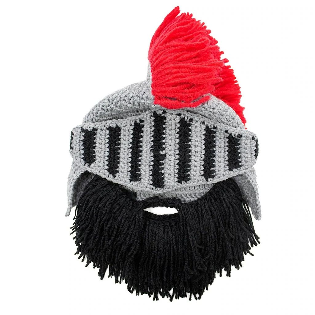 Beard Head Barbarian Knight Bearded Face Mask & Hat (3 Colors)
