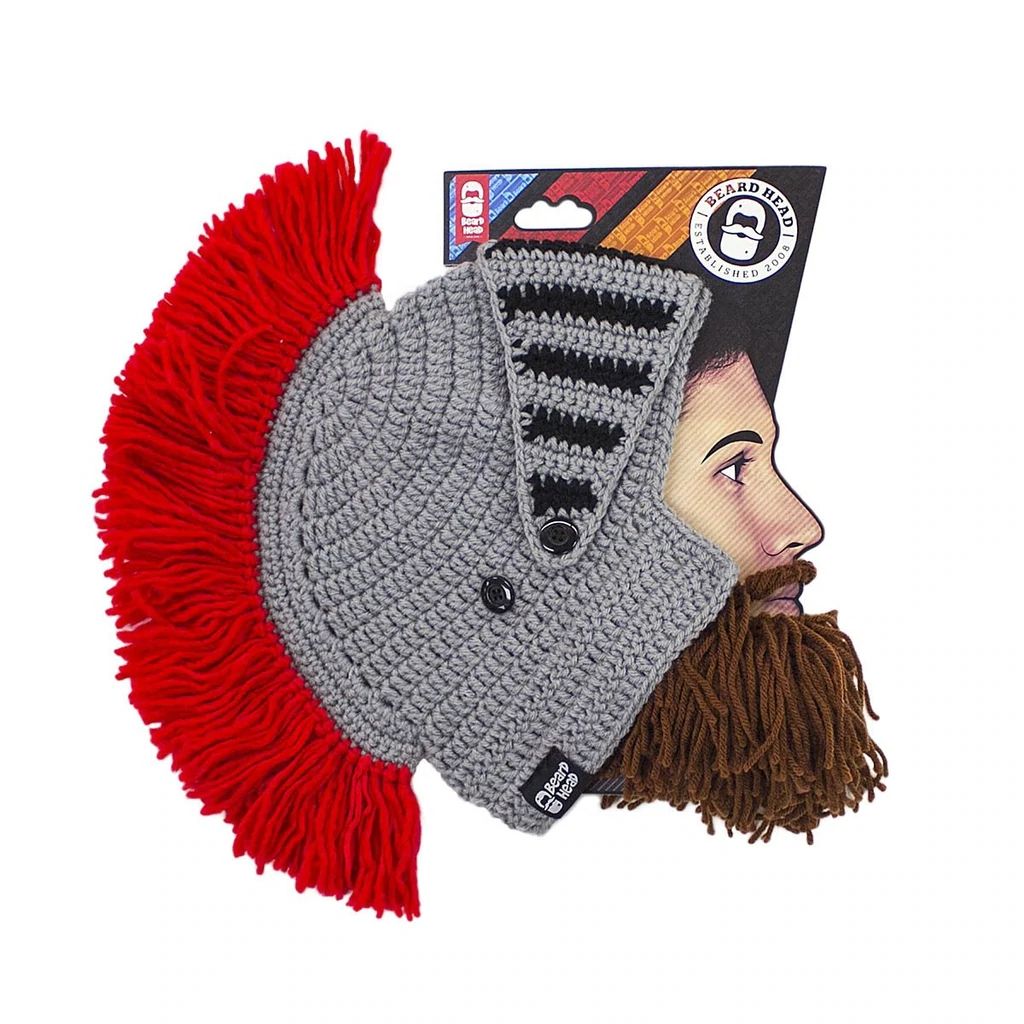 Beard Head Barbarian Knight Bearded Face Mask & Hat (3 Colors)