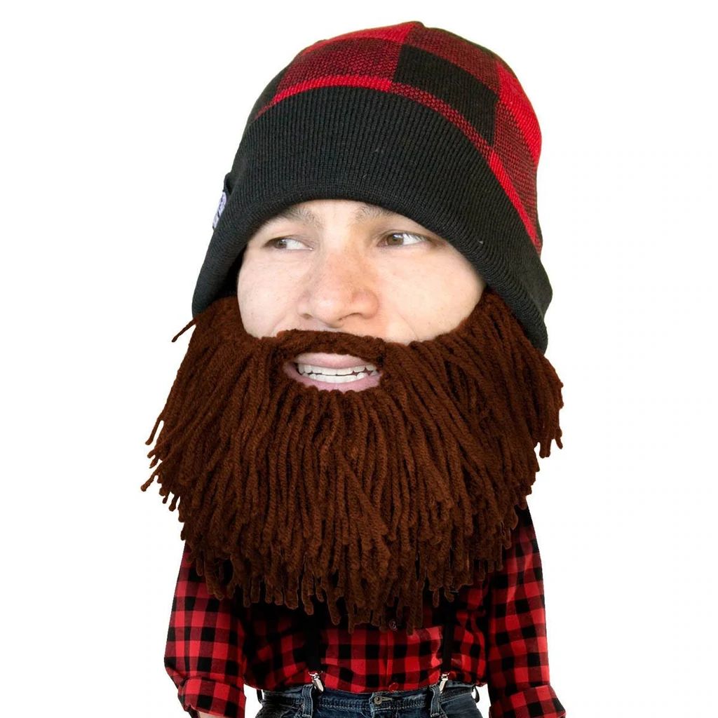 Beard Head Barbarian Lumberjack Bearded Face Mask & Hat (2 Colors)