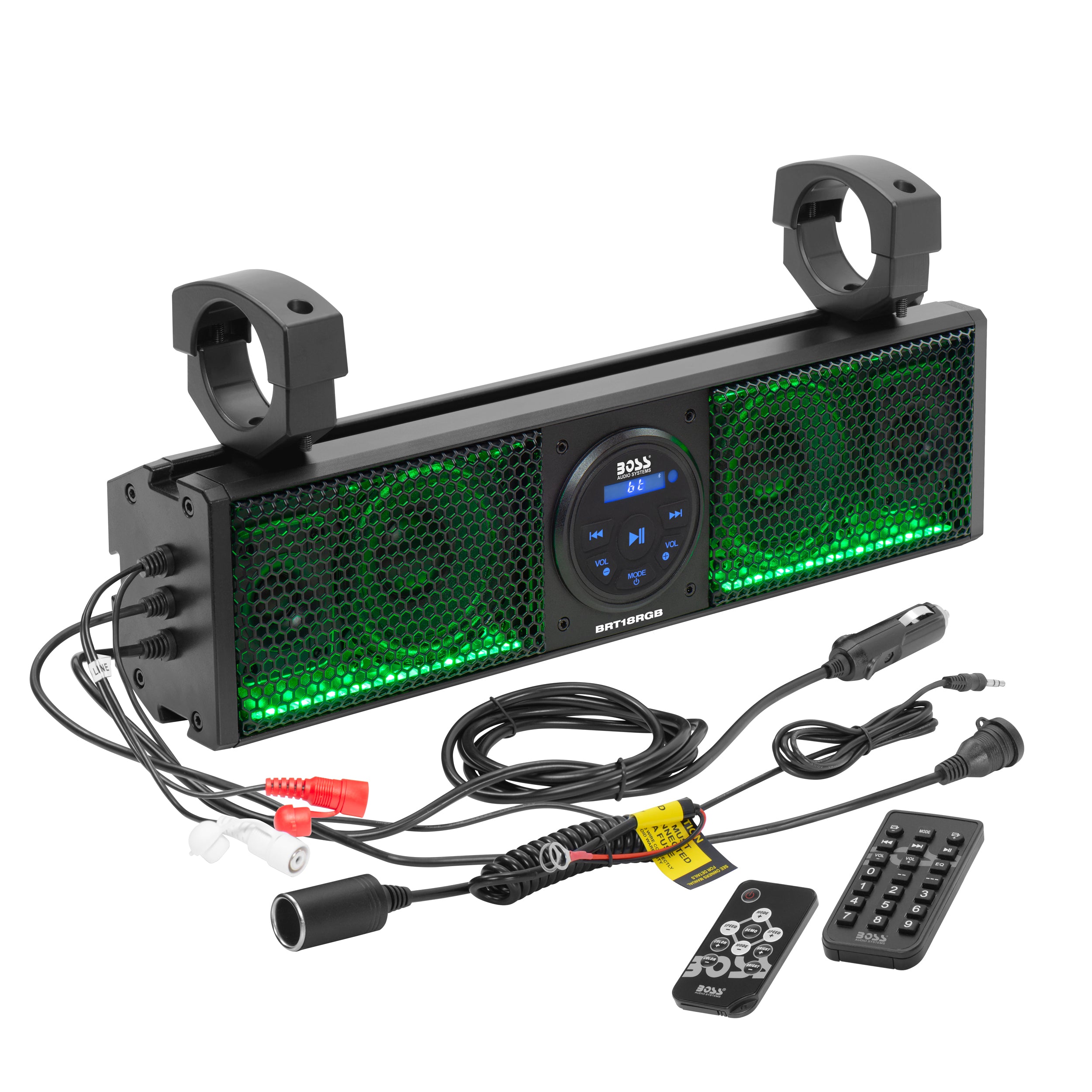 Boss Audio Systems BRT18RGB Bluetooth RGB Soundbars for UTVs