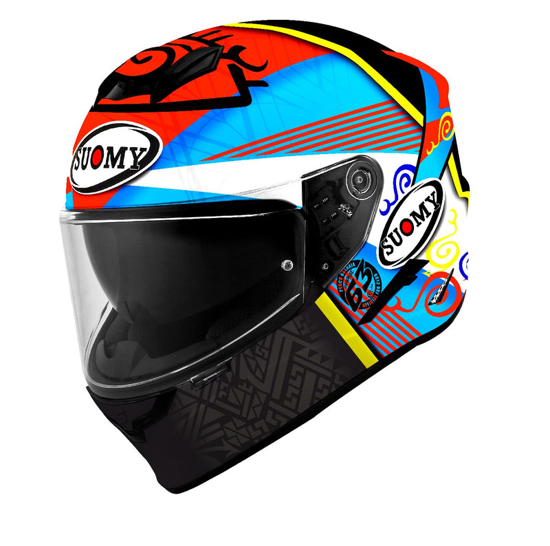 Suomy Stellar Pecco Bagnaia Replica Full Face Motorcycle Helmet (XS - 2XL)