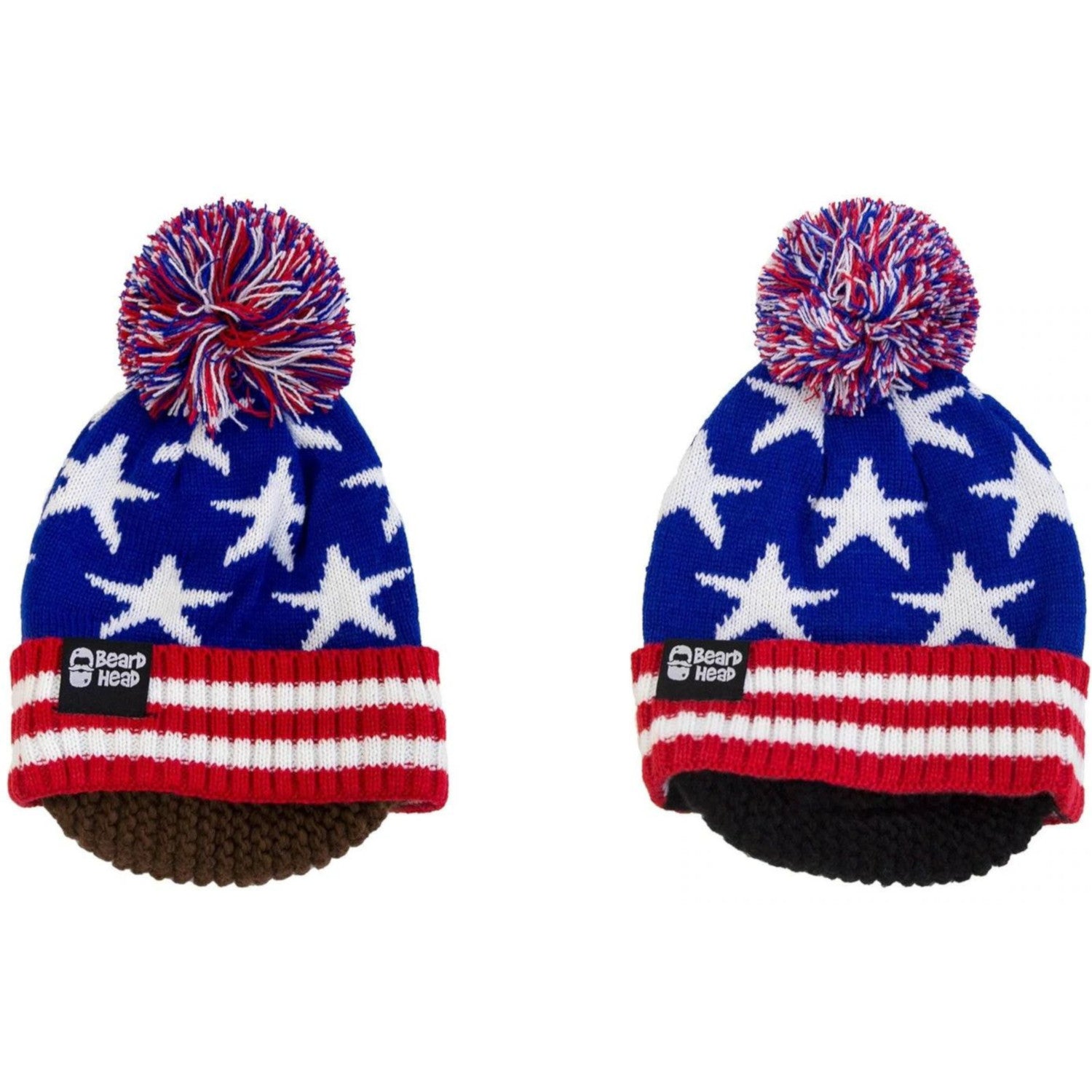 Beard Head Kid Patriot Bearded Face Mask & Hat (2 Colors)