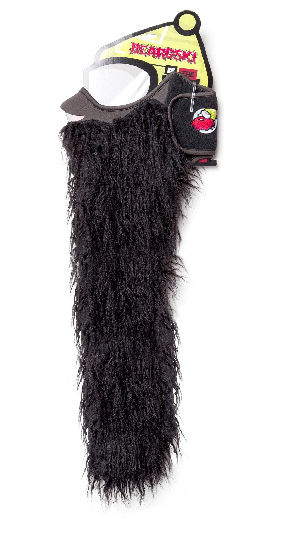 Beardski Black Pearl Long Black Bearded Ski Mask