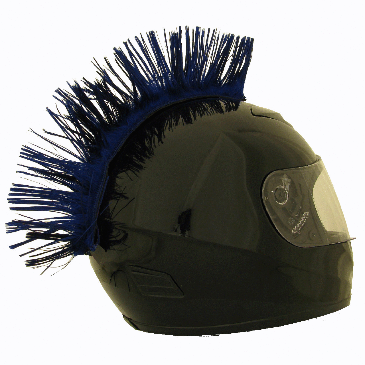 Stick On Hair Motorcycle Helmet Mohawk (5 Colors)