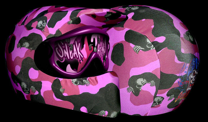 Skullskins Pink Camo Off Road Motorcycle Helmet Cover