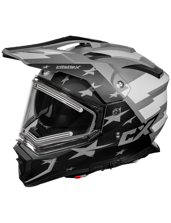 Castle-X CX200 DS Liberty Modular Electric Snowmobile Helmet
