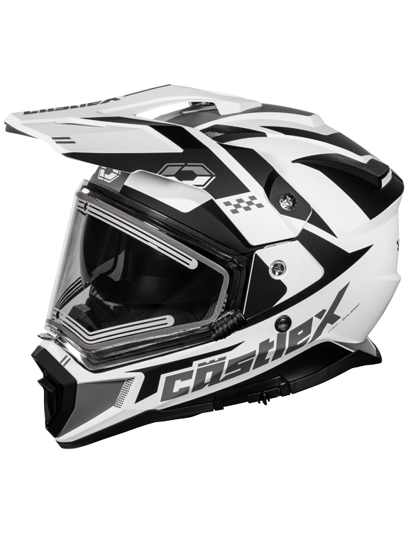 Castle-X CX200 DS Wrath Electric Snowmobile Helmet