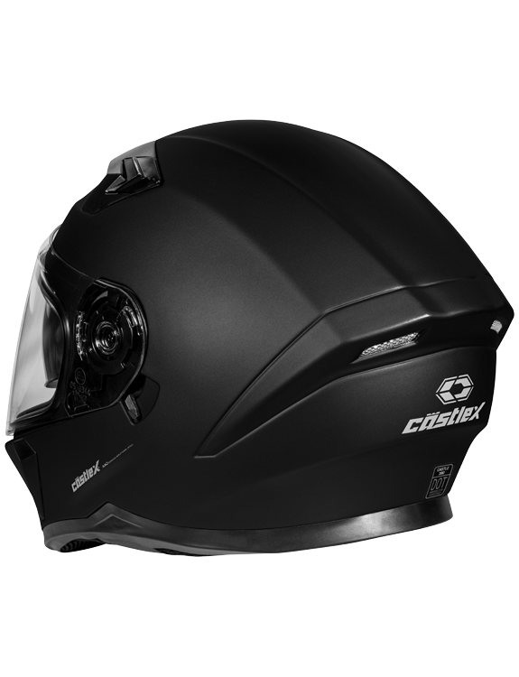 Castle-X CX390 Matte Black Snowmobile Helmet