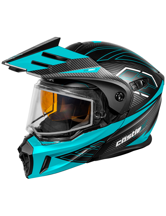 castle modular motorcycle helmets Castle-X CX950 V2 Fierce Modular Snowmobile Helmet