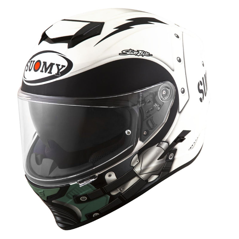 Suomy Stellar Cyclone Matt Full Face Motorcycle Helmet (XS - 2XL)