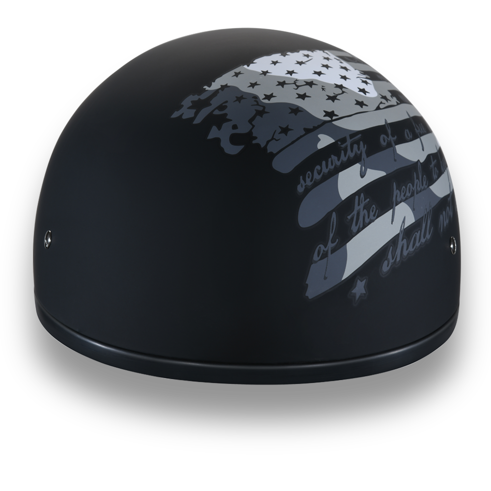 Daytona 2nd Amendment Skull Cap Half Motorcycle Helmet (2XS Daytona 2nd Amendment Skull Cap Half Motorcycle Helmet (2XS