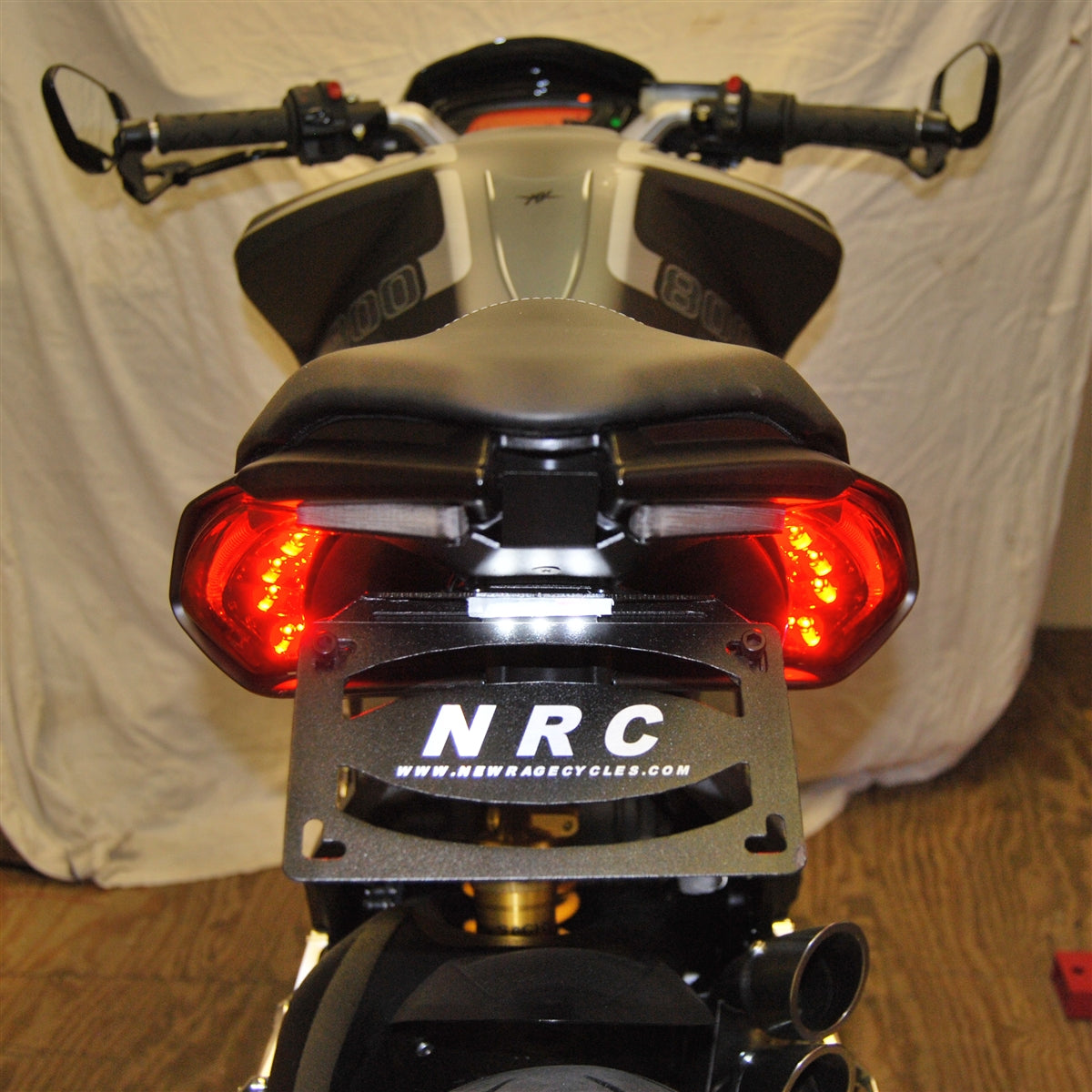 NRC 2015 - 2018 MV Agusta Dragster 800 RR LED Turn Signal Lights & Fender Eliminator (2 Options)