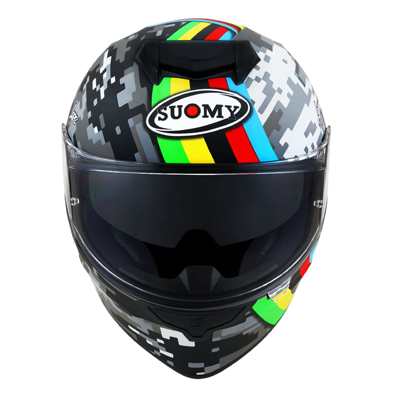 Suomy Stellar Rainbow Matt Full Face Motorcycle Helmet (XS - 2XL)
