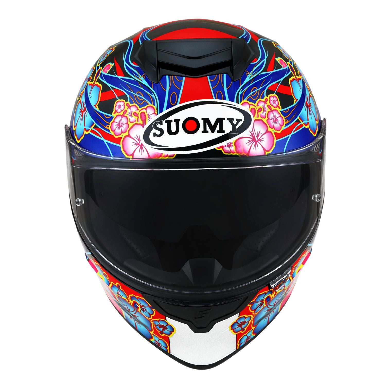 Suomy Stellar Flower Black Base Full Face Motorcycle Helmet (XS - 2XL)