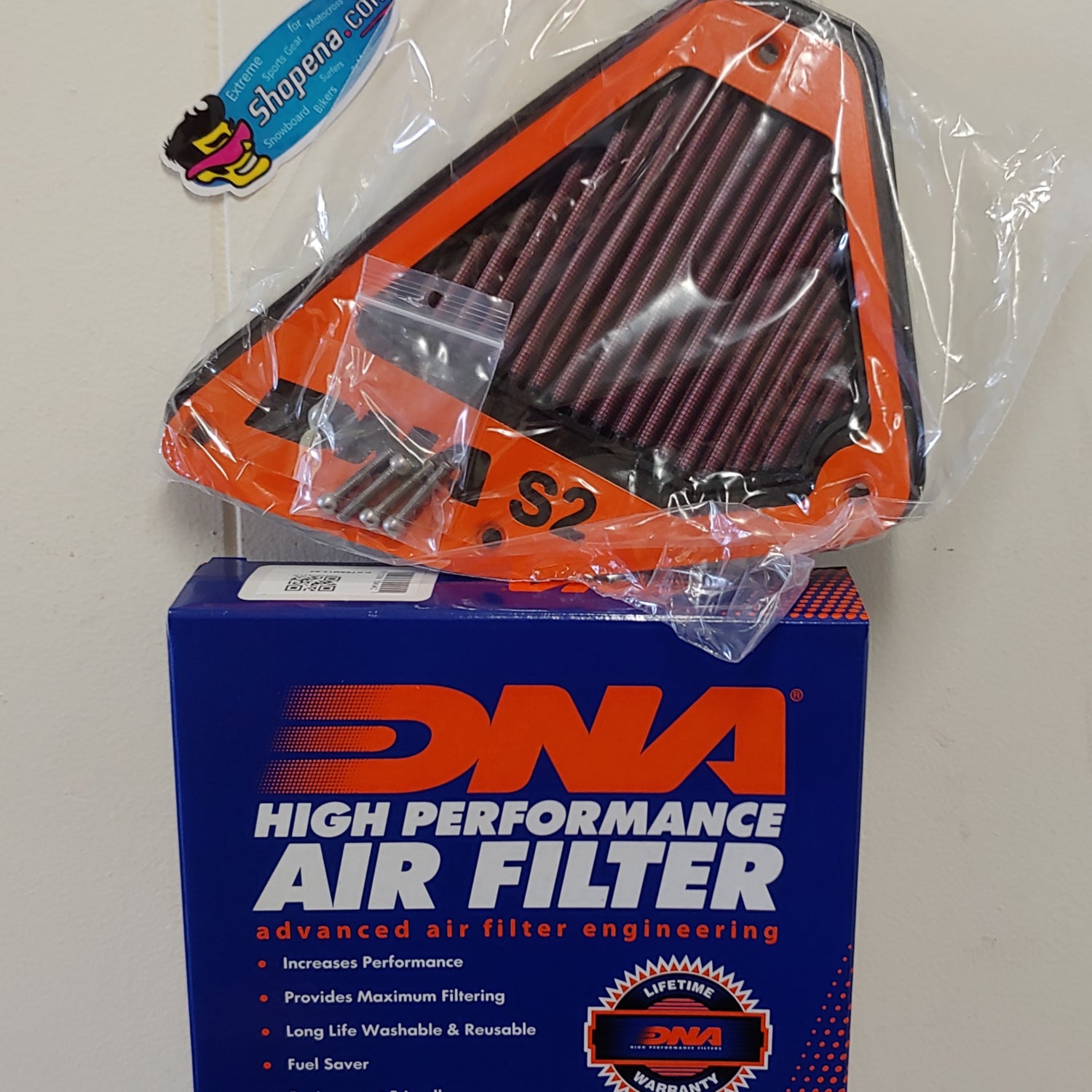 DNA 2012+ KTM Duke 690 Stage 2 Air Box Filter Cover