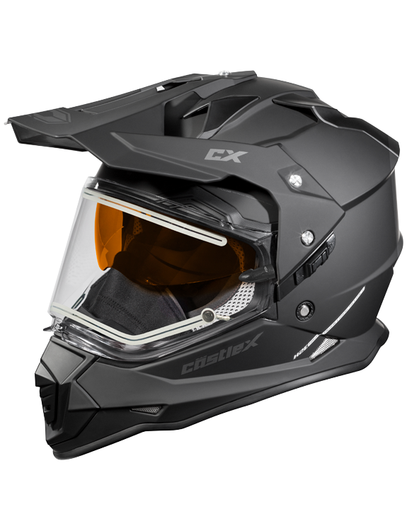 Castle-X Mode Dual Sport Electric Snowmobile helmet
