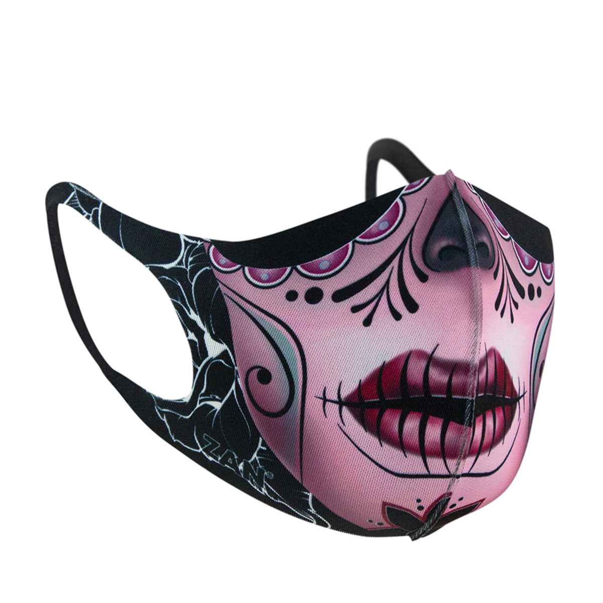Skull Half Mask ZAN FULL FACE MASK GLITCH SKULL ONE SIZE