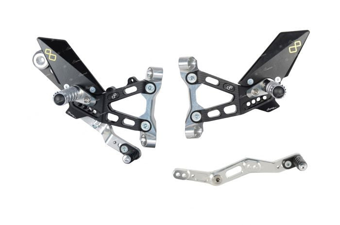 Lightech 2020 - 2021 BMW S1000RR Standard And Reverse Shift Rearsets & Folding Foot Pegs