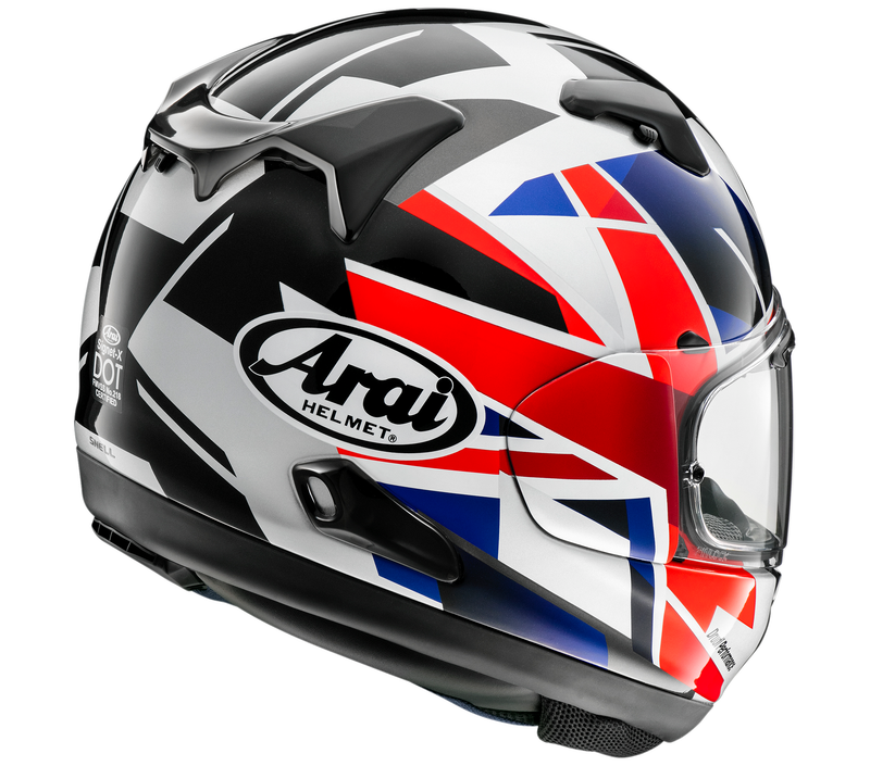 Arai Signet-X Flag Full Face Motorcycle Helmet (XS -2XL)