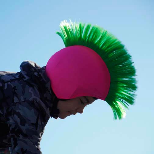 Coolcasc Pink Punk Helmet Cover