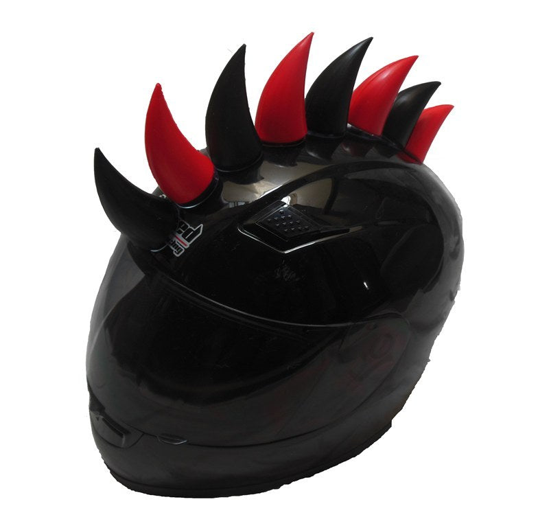 Stick On Motorcycle Helmet Horns (1 Pair) (10 Colors)