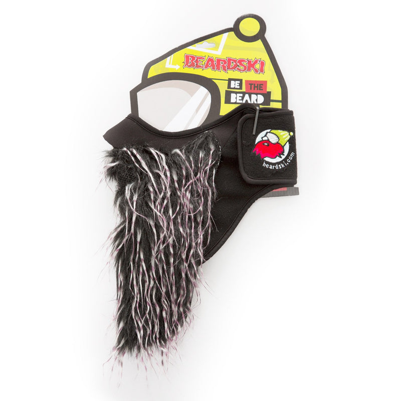 Beardski Daze Purple Black Bearded Ski Mask