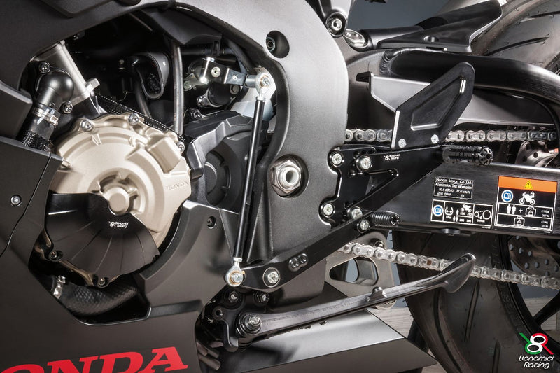 Bonamici 2017 - 2019 Honda CBR1000RR Fireblade Rearsets Foot Pegs