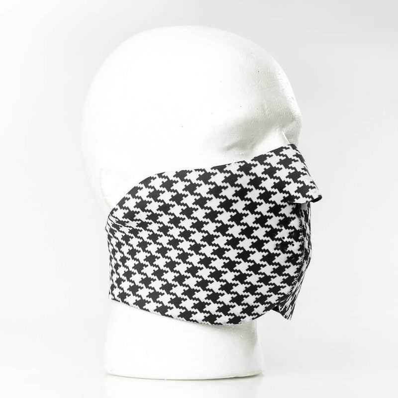 Houndstooth Protective Neoprene Half Face Ski Mask