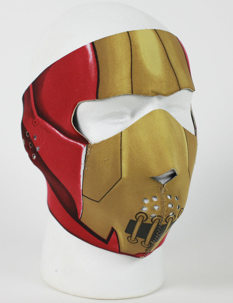 Iron Man Steel Skull Protective Neoprene Full Face Ski Mask