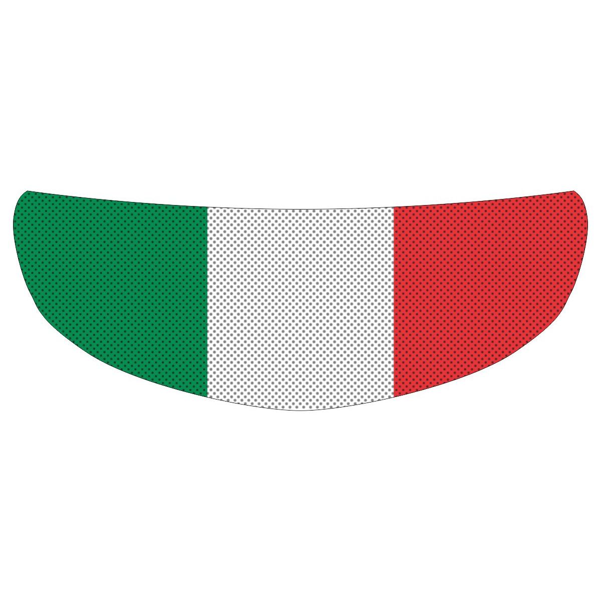 Italian Italy Flag Motorcycle Helmet Shield Sticker