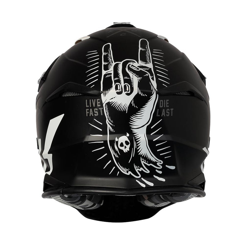 Just1 J39 Rock Black ABS MX Helmet (XS-XXL)