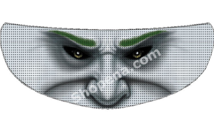 Skullskins Joker Motorcycle Helmet Shield Sticker