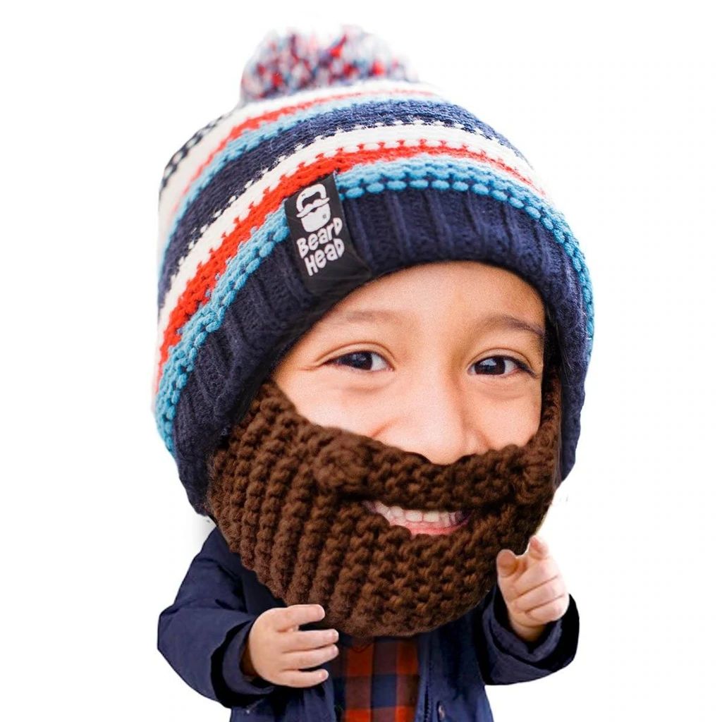 Beard Head Kid Gromm Bearded Face Mask & Hat (3 Colors)