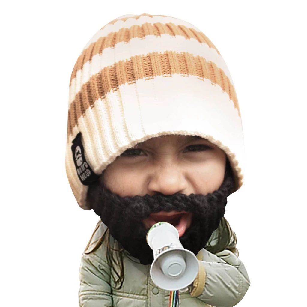 Beard Head Kid Scruggler Bearded Face Mask & Hat (3 Colors)