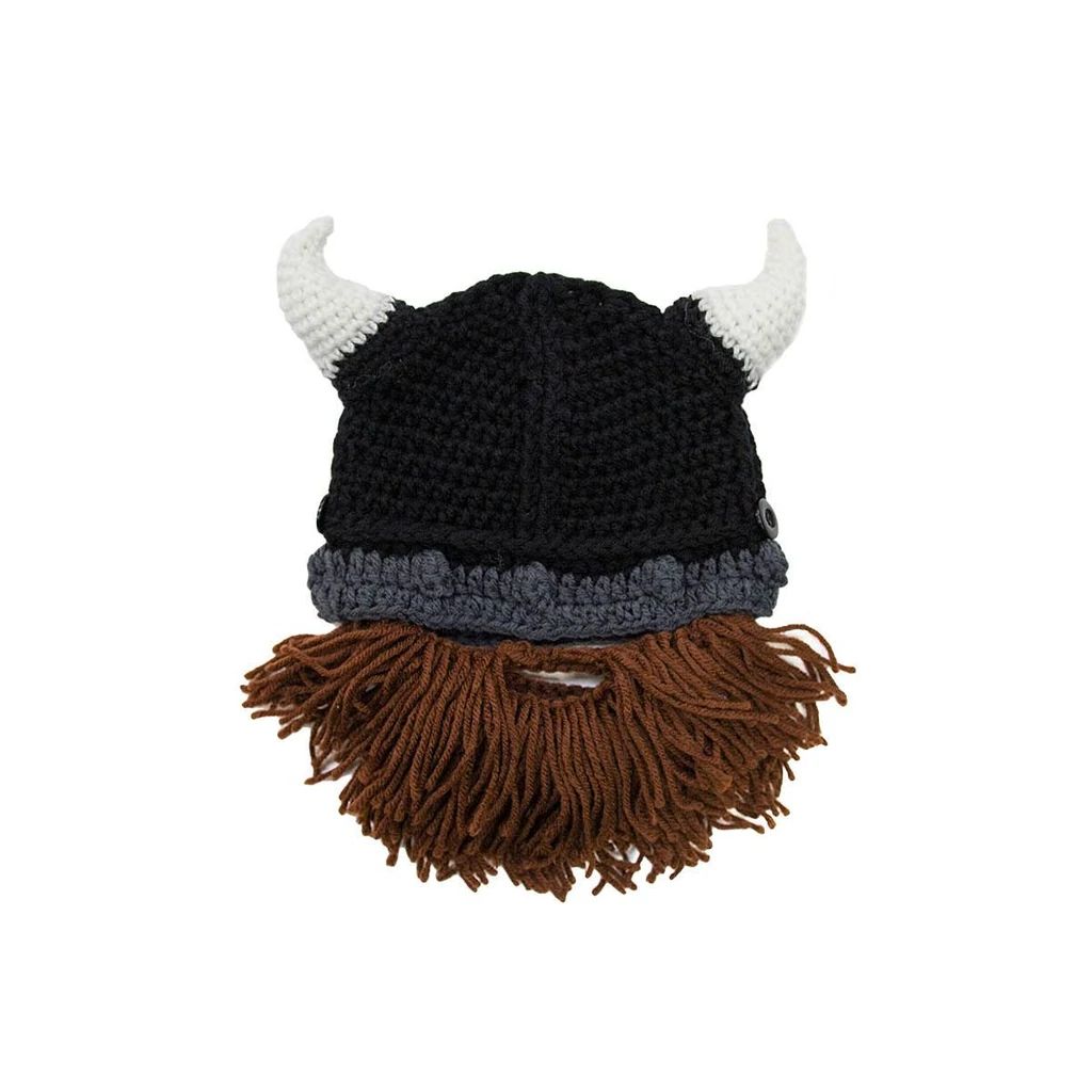 Beard Head Kid Viking Bearded Face Mask & Hat (2 Colors)