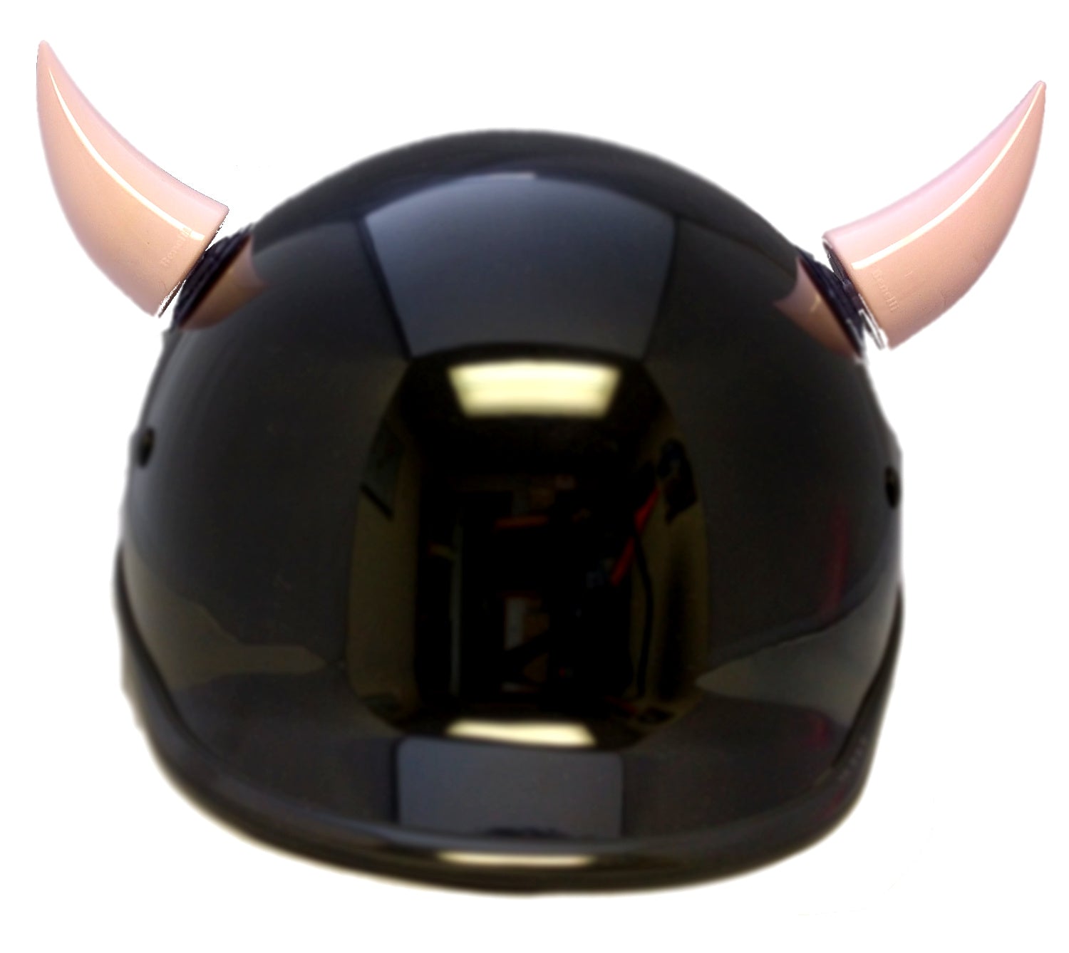 Stick On Motorcycle Helmet Horns (1 Pair) (10 Colors)