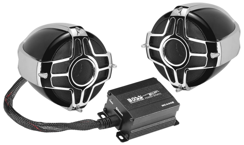 Boss Audio Systems® 600-Watt Bluetooth 3" Speaker Kit Black/Chrome
