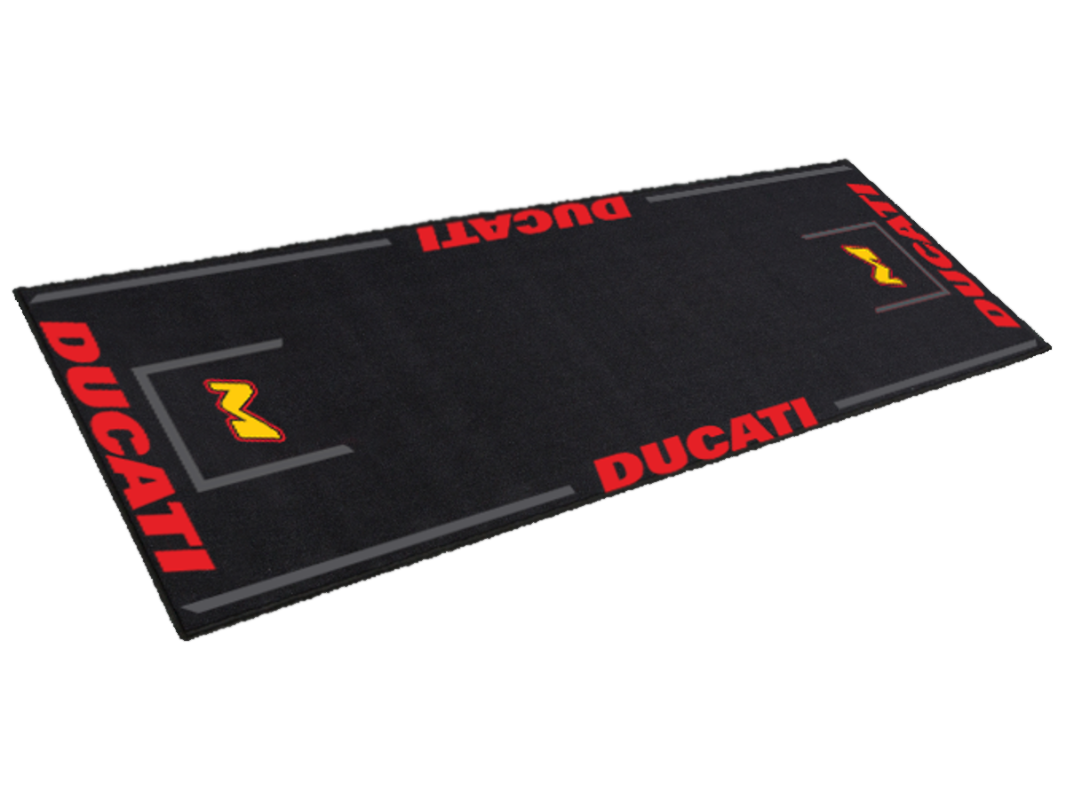 Moto-D Ducati Large Motorcycle Garage and Track Floor Mat