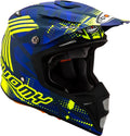 Suomy MX Speed Sergant Matte Blue Yellow Helmet size X-Small