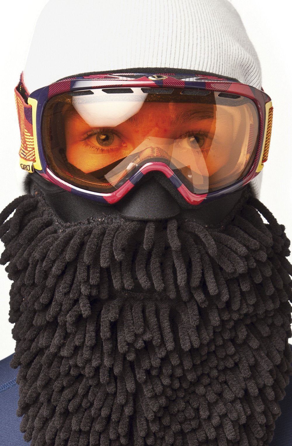 Beardski Midnight Rasta Black Bearded Ski Mask