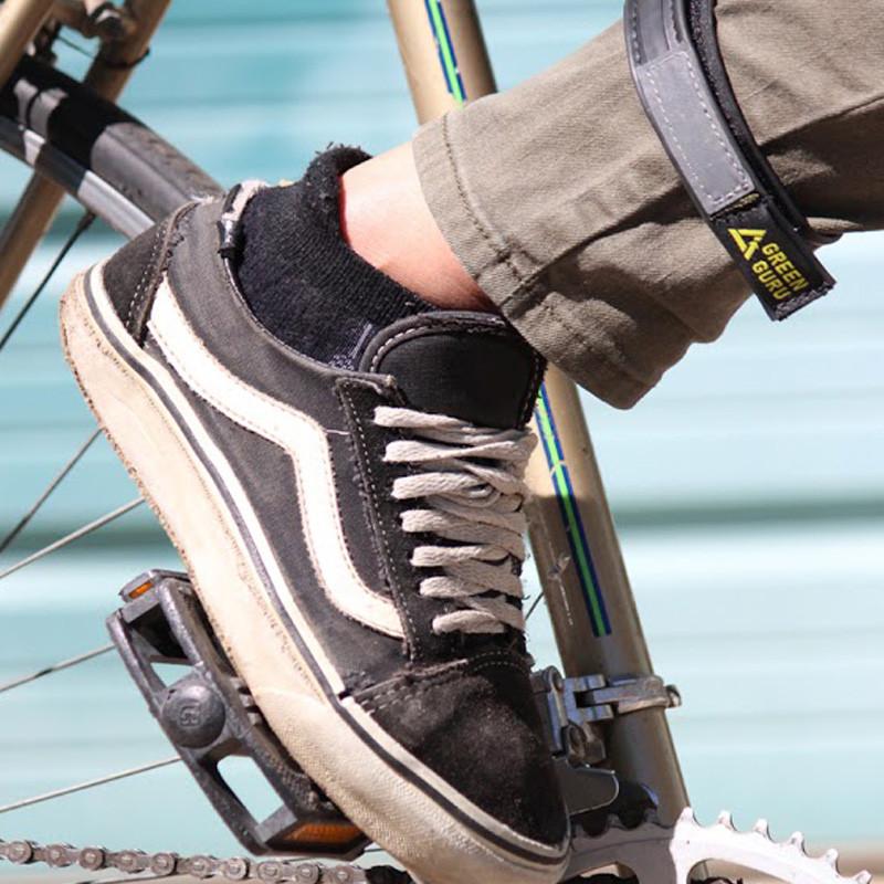 Green Guru Upcycled Materials Adjustable Bike Inner Tube Ankle Straps