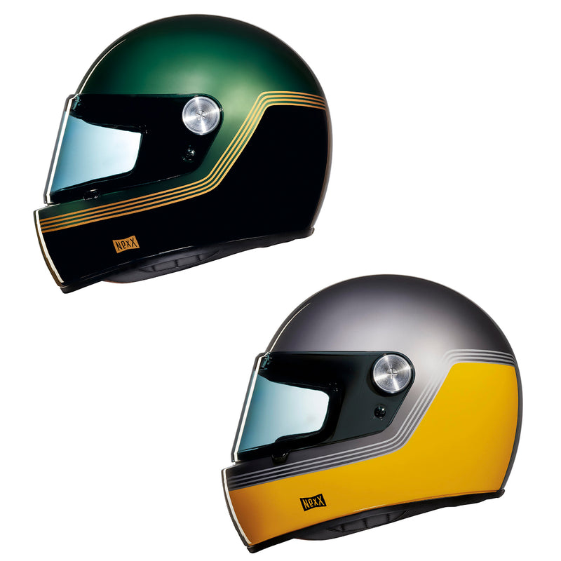 NEXX X.G100 R Racer Motordrome Full Face Retro Motorcycle Helmet (XS - 2XL)