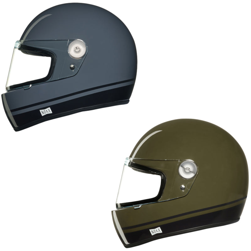 NEXX X.G100 R Racer Rumble Full Face Retro Motorcycle Helmet (XS - 2XL)