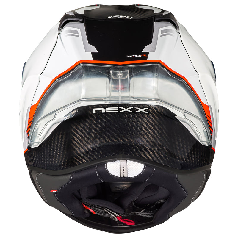 Nexx X.R3R Carbon White / Red Modular Motorcycle Helmet (XS-2XL)