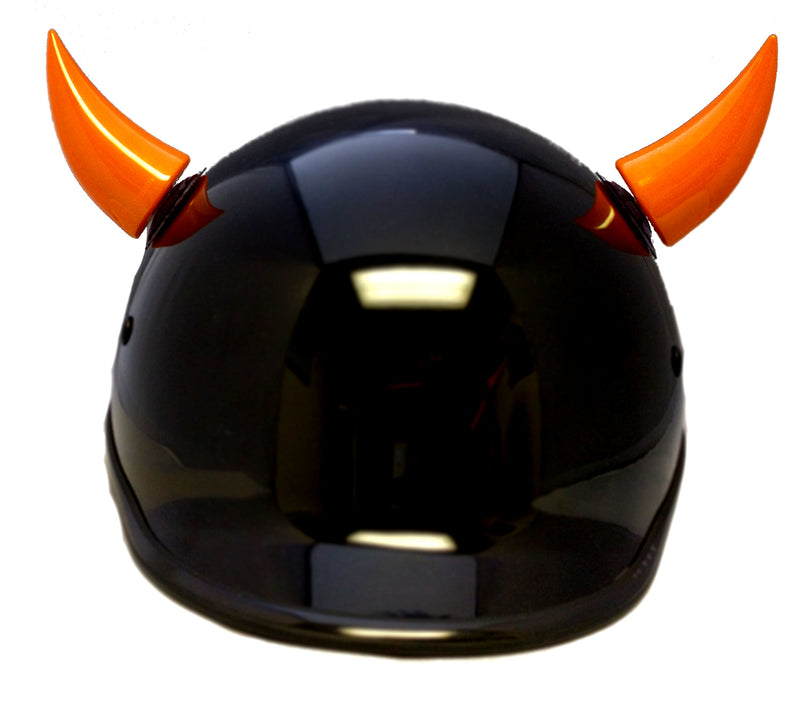 Stick On Motorcycle Helmet Horns (1 Pair) (10 Colors)