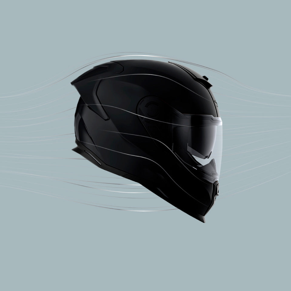 NEXX SX.100R FullBlack Helmet (XS - 2XL)