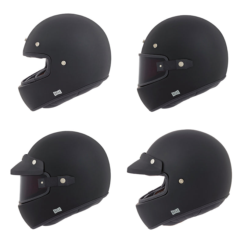 NEXX X.G100 Half Mile Full Face Retro Motorcycle Helmet (XS - 2XL)