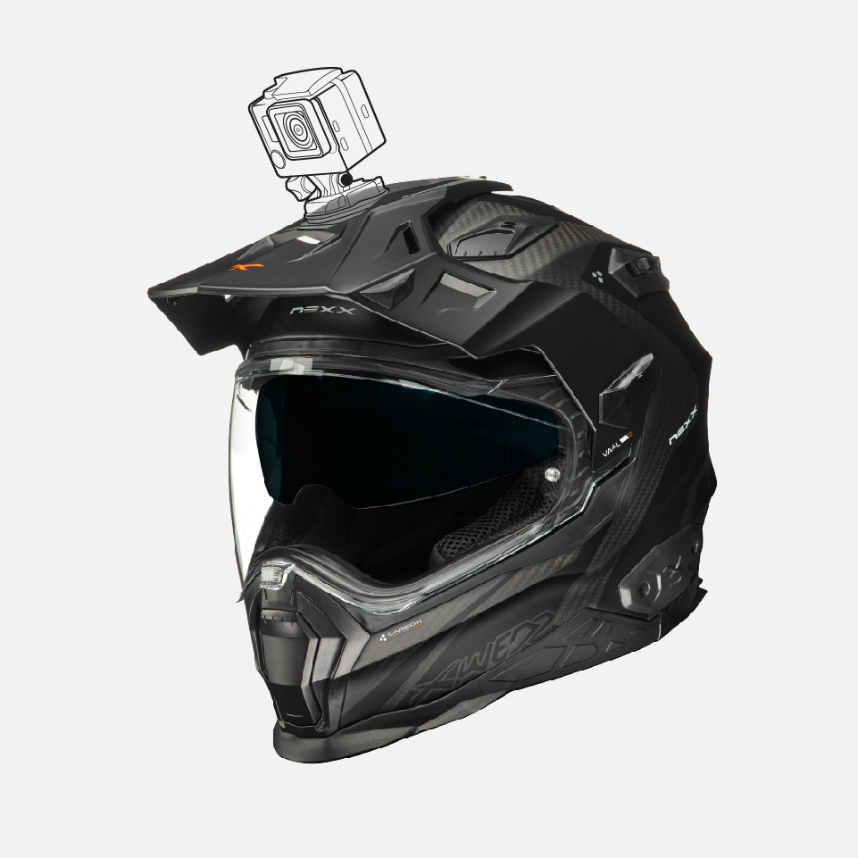 Nexx X.Wed 2 Vaal Carbon Helmet, black-white-yellow, Size S